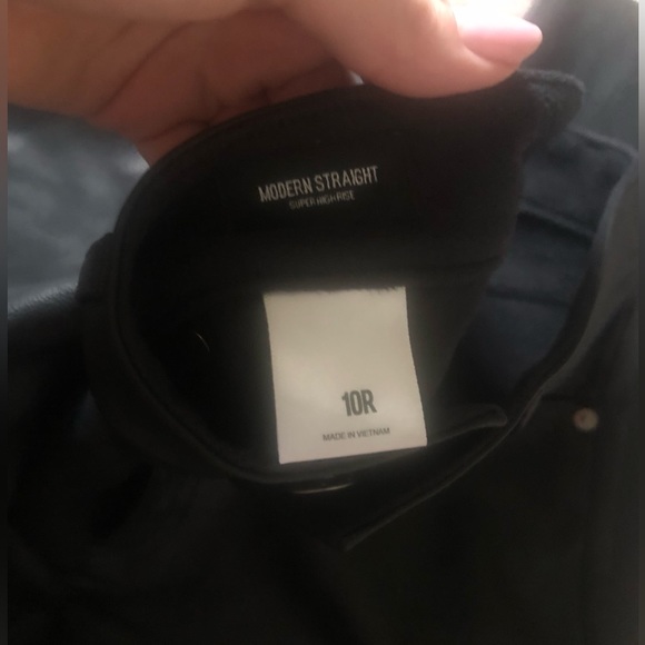 Express High Rise Leather Pants - Picture 7 of 8